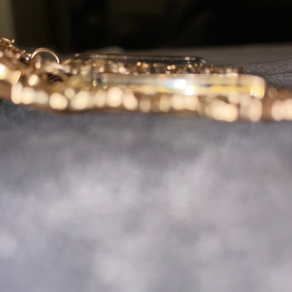 Mona Lisa Gold Framed Pierced Earrings Absolute Incredibly Beautiful!!! - Picture 4 of 5